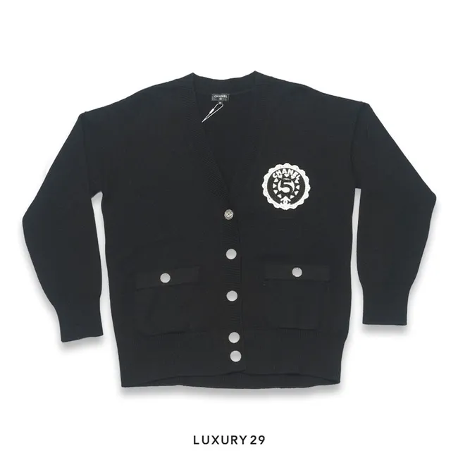 Chanel Cruise cardigan Cashmere Black