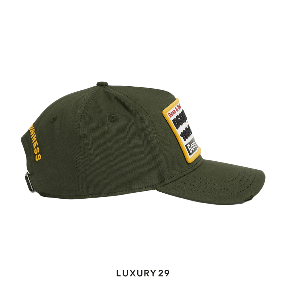 Dsquared2 Baseball Cap Military Green(Free Size, Green)
