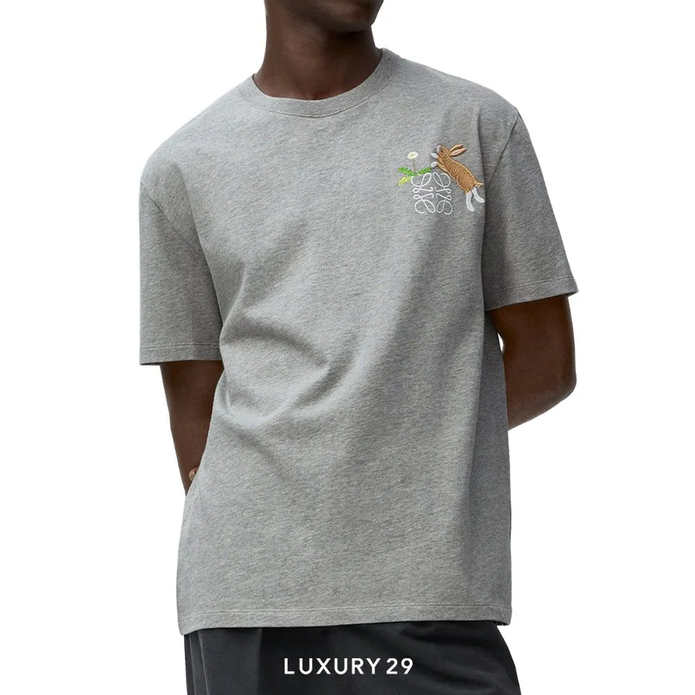 Loewe Relaxed fit T-shirt in cotton Grey(S, Grey)