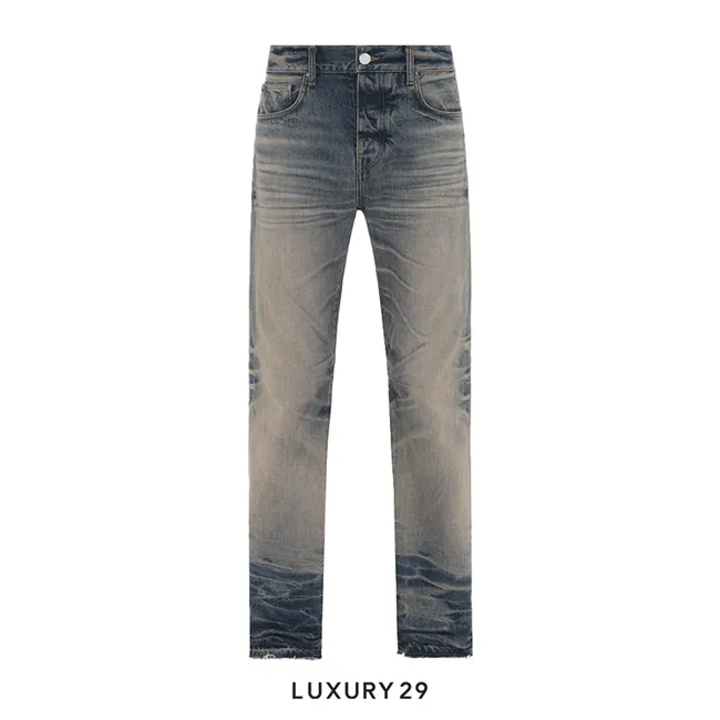 Amiri RELEASE HEM STRAIGHT JEAN Antique Indigo