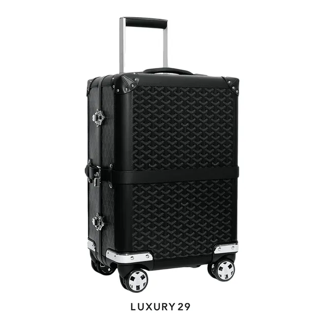 Goyard Bourget PM Trolley Case Jet Black