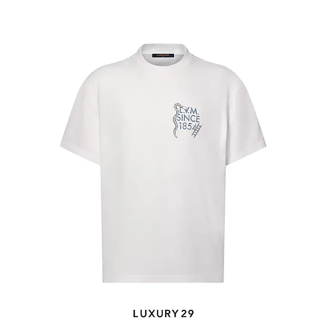 Louis Vuitton LV Printed the playful Snakes and Ladders motif T-Shirt