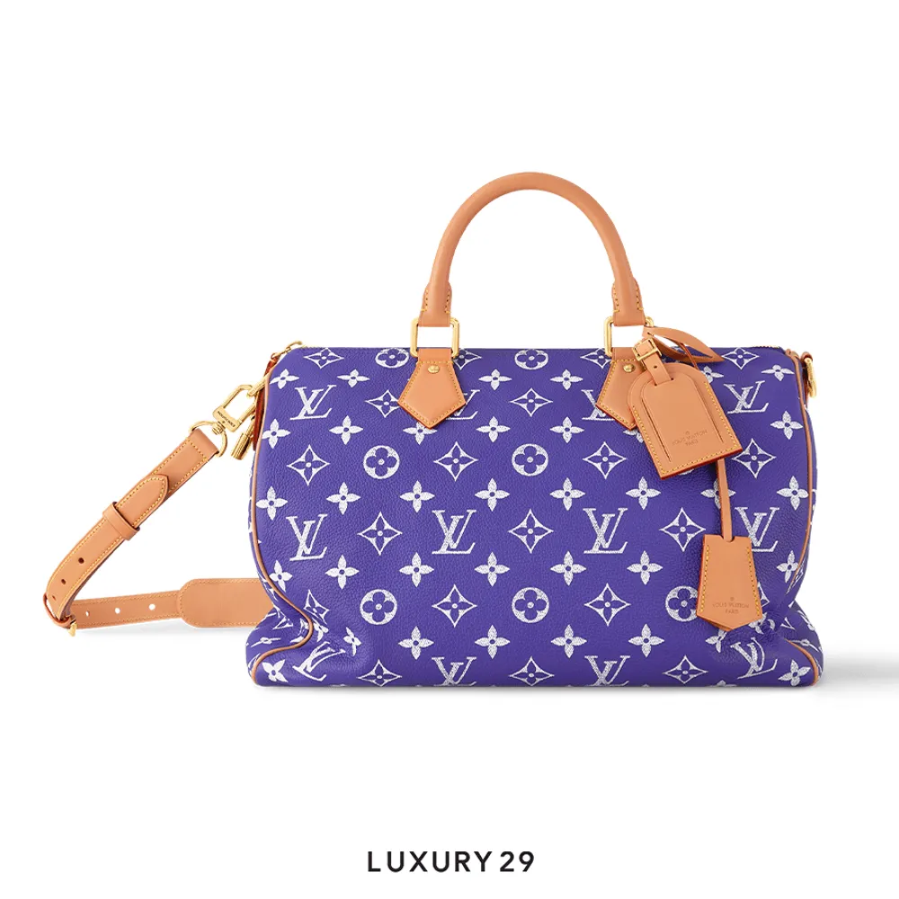 Louis Vuitton LV Speedy P9 Bandouliere 40 Amethyst Purple(Maxi, Purple)