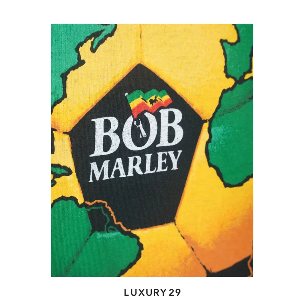 Not Applicable Vintage T-shirt BOB Marley 1994s' Black(L, Black)