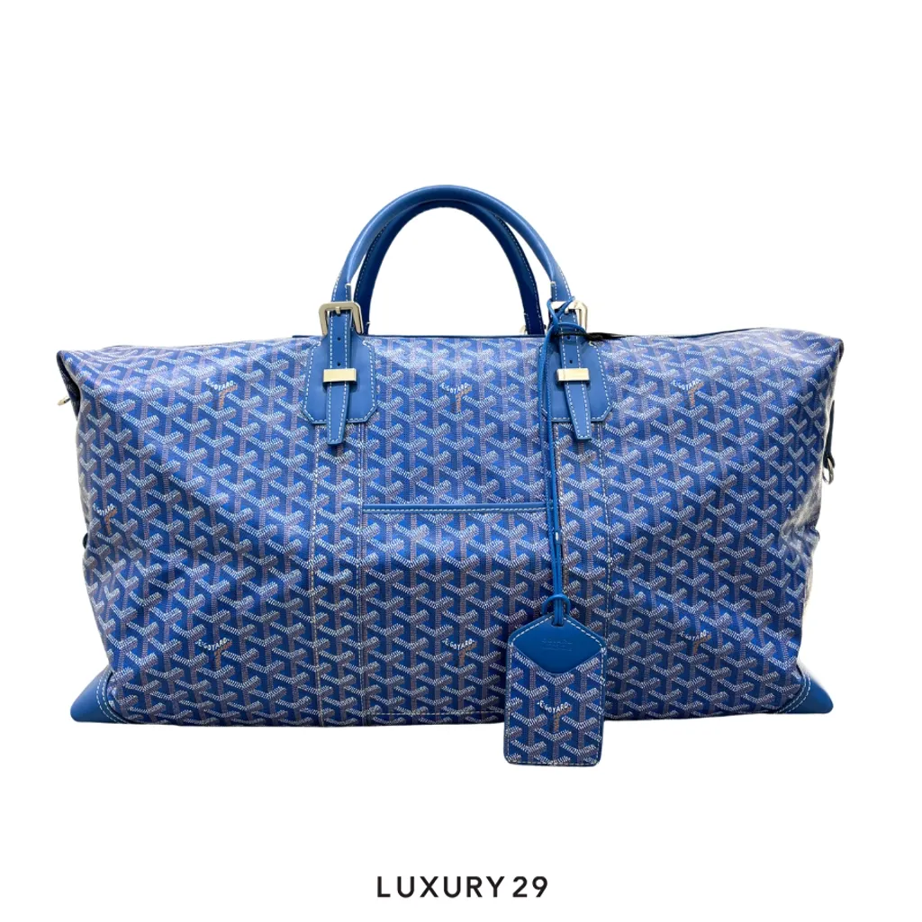 Goyard Bowling 55 bag Sky Blue(Large, Blue)