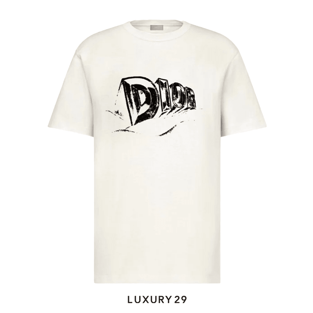 Dior Relaxed-Fit T-Shirt White Slub Cotton Jersey(S, White)