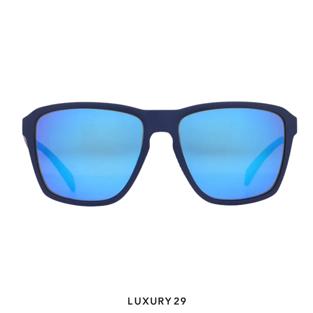 Red Bull Spect Sunglasses REDPS104-01P AERO Concept smoke with dark blue mirror(Free Size, Blue)