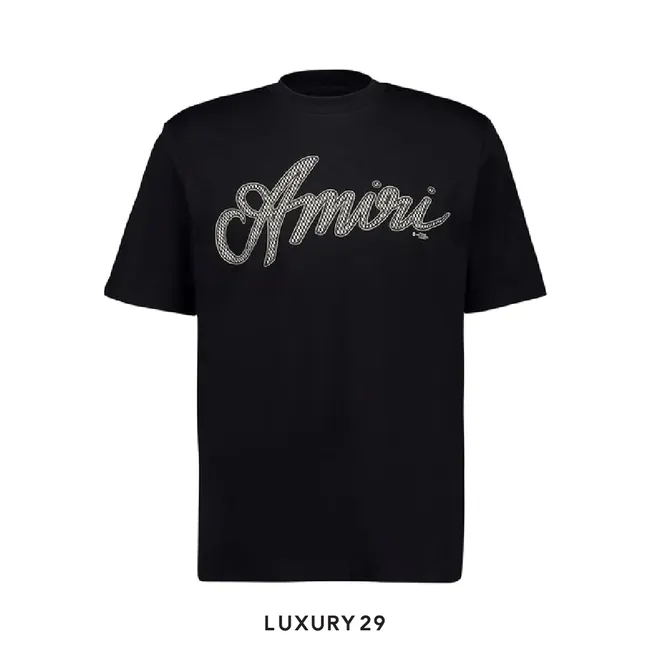Amiri Script Tee Black