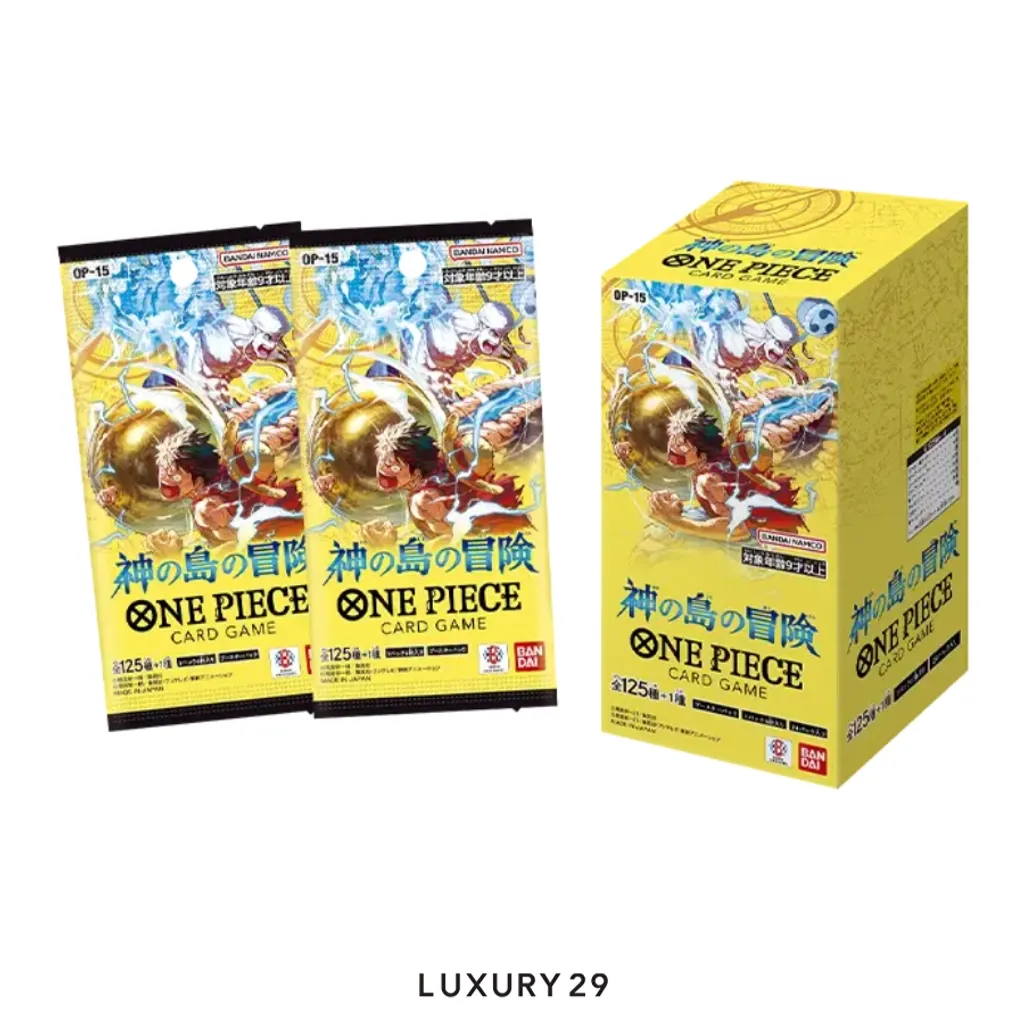 One Piece [OP-15] "Adventure on KAMI's Island" Booster Pack (JP)(Small, Yellow)