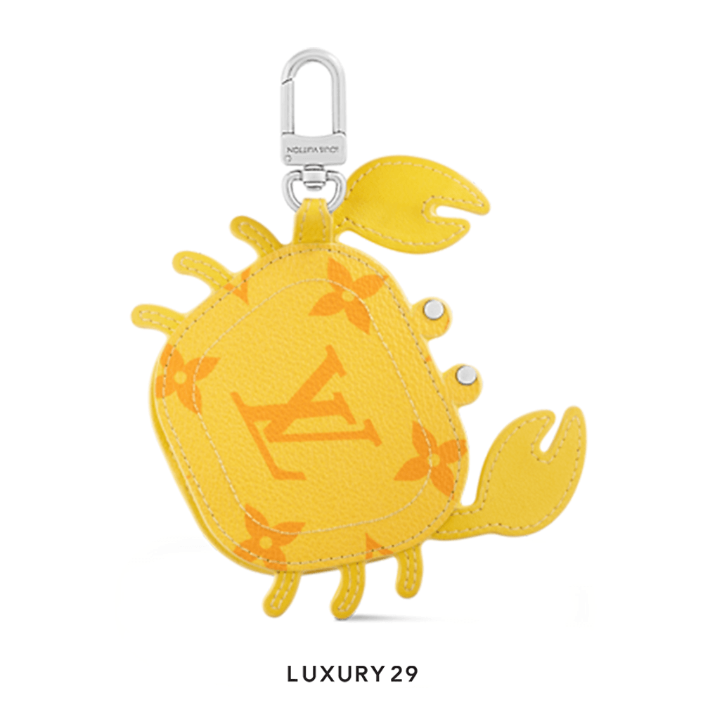 Louis Vuitton LV Crab Bag Charm Jaune(Small, Yellow)