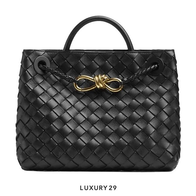 Bottega Veneta Women's Small Andiamo in Black
