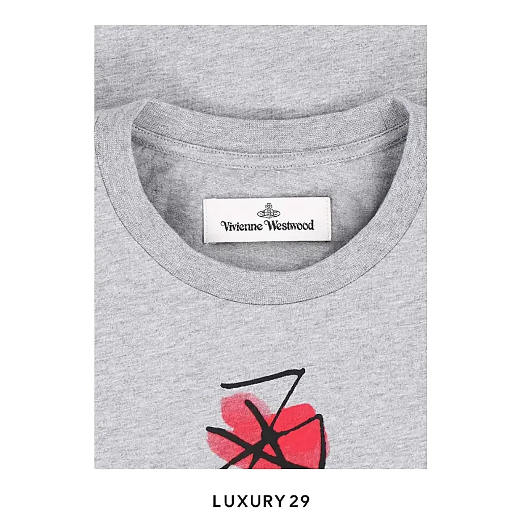 Vivienne westwood Draw Orb Classic T-shirt Grey(XS, Grey)
