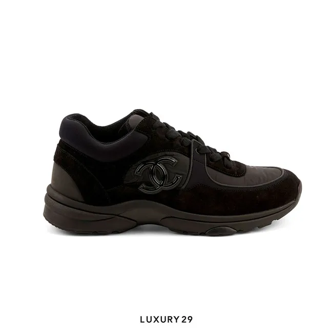 Chanel Low Top Trainer Black  (Women's) (W)