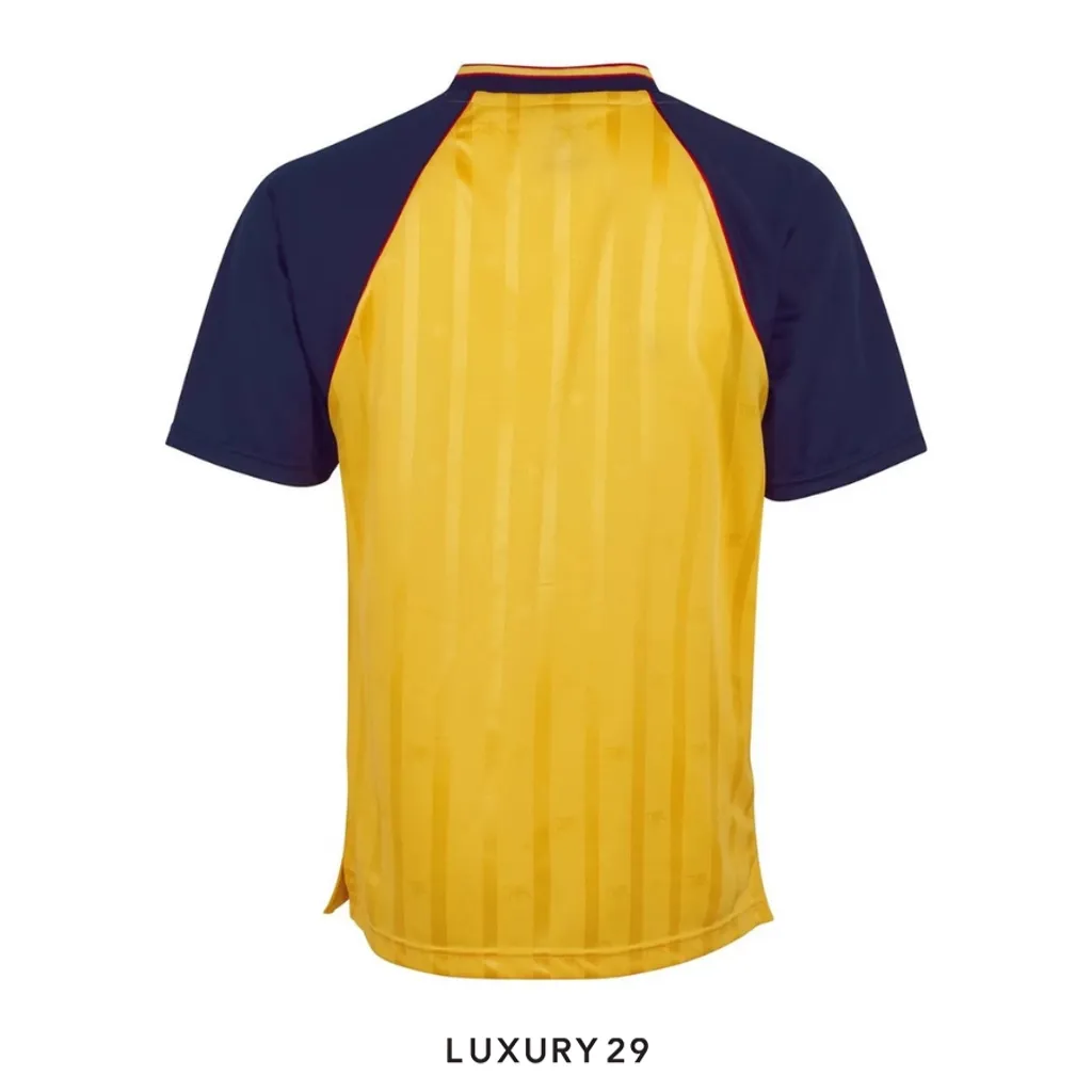 Arsenal Retro 88-89 Away Shirt Yellow(M, Yellow)