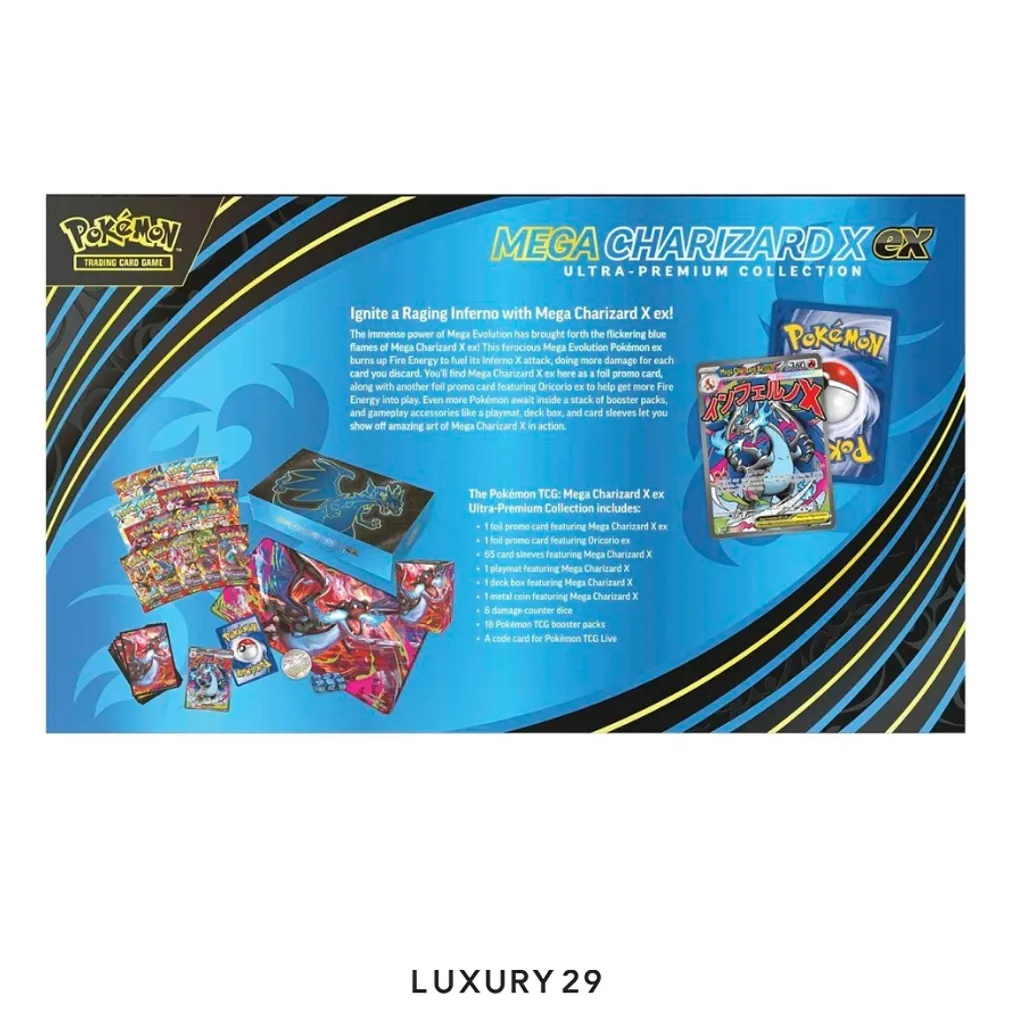 Pokemon TCG: Mega Charizard X ex Ultra-Premium Collection (EN)(Small, Multicolour)
