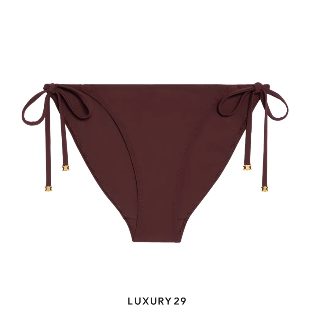 Celine triomphe triangle bottom in matte jersey Prune(36, Purple)