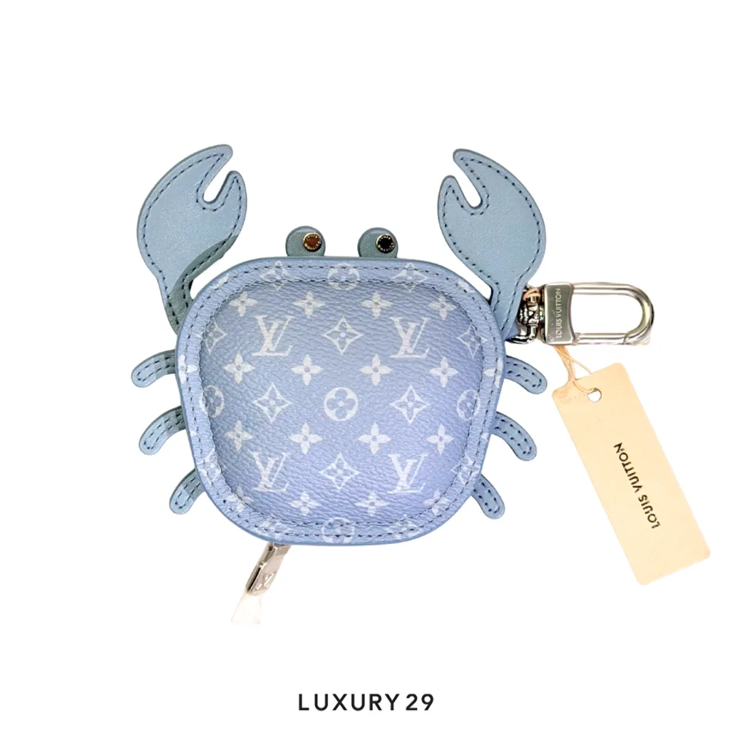 Louis Vuitton LV Crab Bag Charm Blue(Mini, Blue)