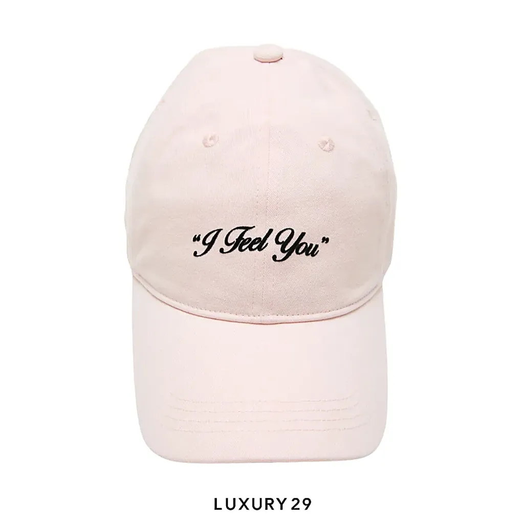 Acne Studios Embroidered Logo Cap Baby Pink(Free Size, Pink)