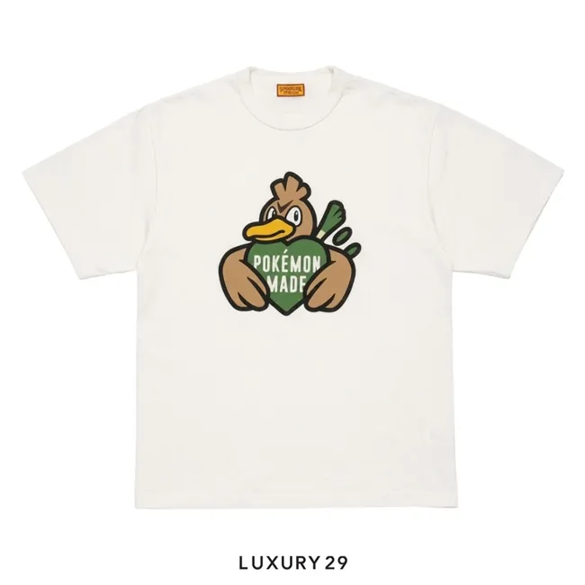 Human Made X Pokemon Made Kamonegi Graphic T-Shirt White