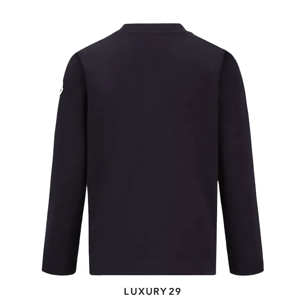 Kid Moncler Tennis Logo Long Sleeve T-Shirt