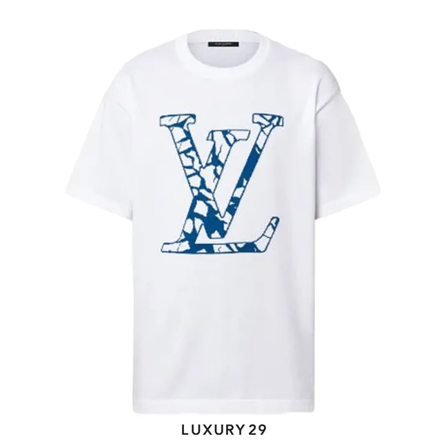 Louis Vuitton LV Ski Short-Sleeved Cotton Crewneck