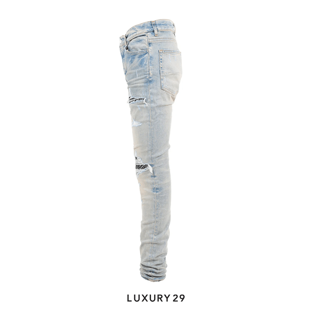 AMIRI MX1 BANDANA JEAN/CLAY INDIGO(XS, Blue)