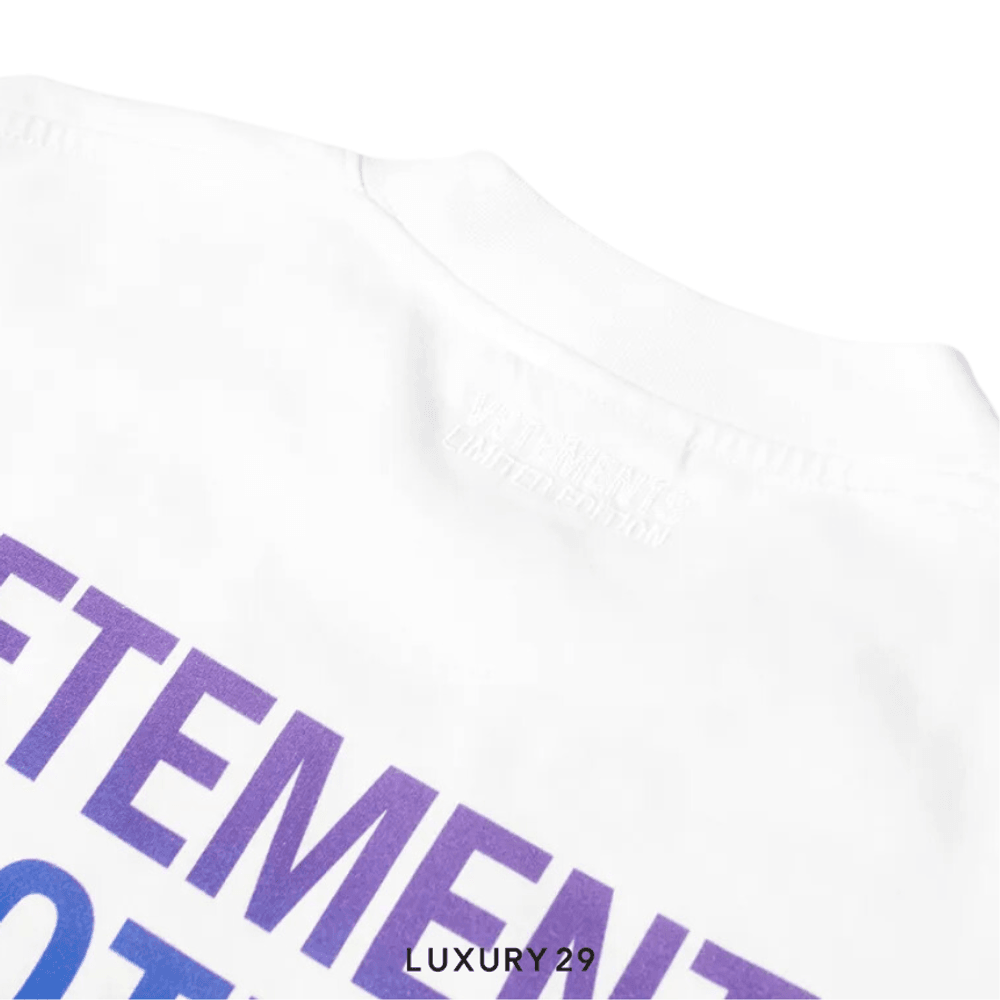 Vetements Translation T-shirt White & Rainbow(S, White)