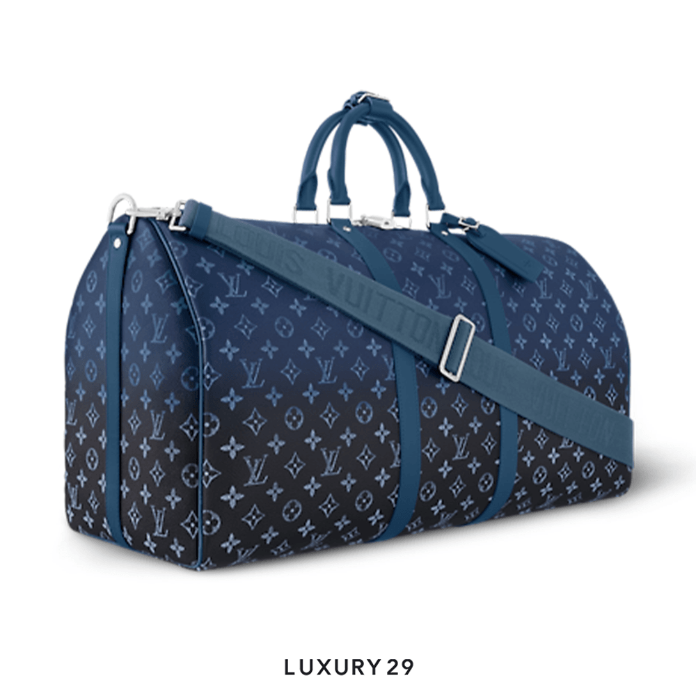 Lv keepall blue clearance