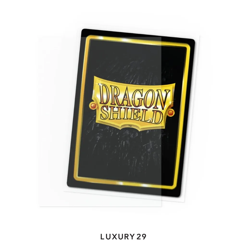 Dragon Shield Clear - Matte Sleeves(Small, Black)