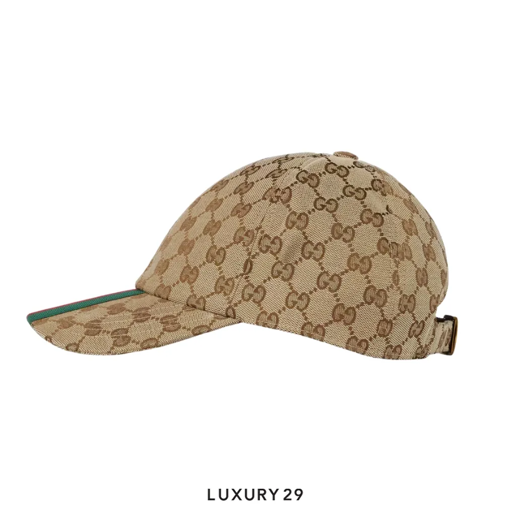 Gucci GG canvas baseball hat beige and ebony(M, Neutrals)