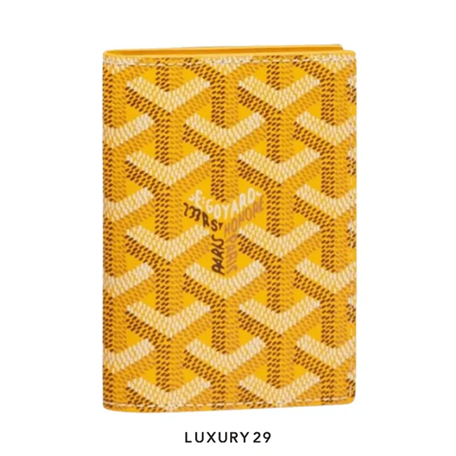 Goyard Saint-Marc Card Wallet Yellow