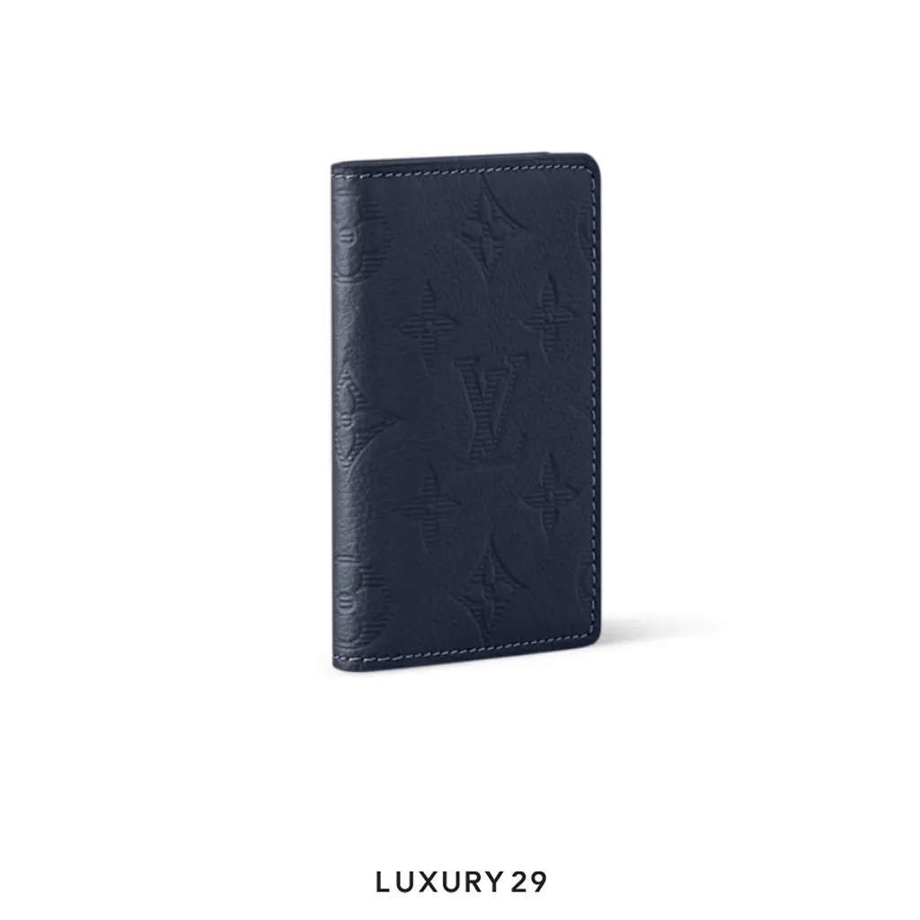 Louis Vuitton LV Pocket Organizer Navy(Small, Blue)