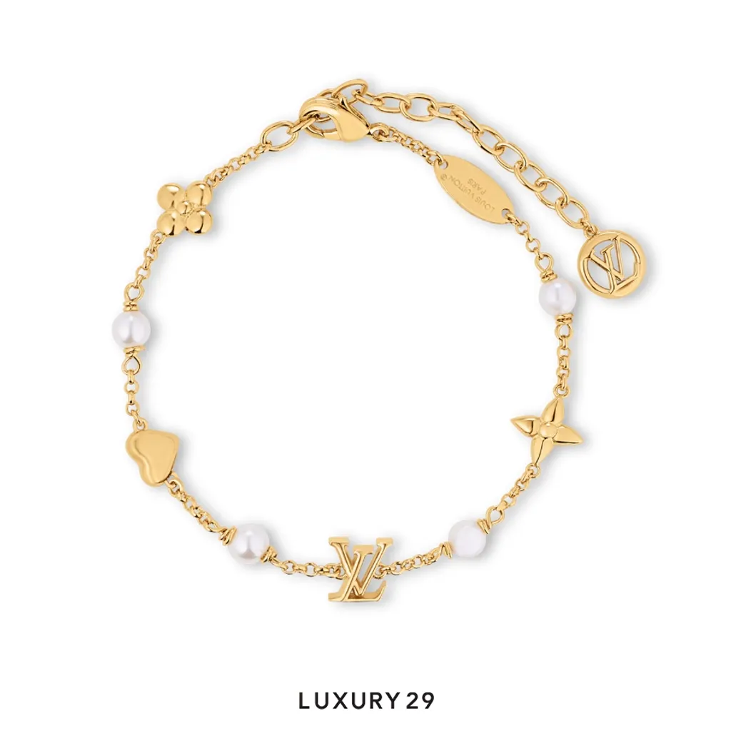 Louis Vuitton LV Icon LV Heart Bracelet(Small, Gold)