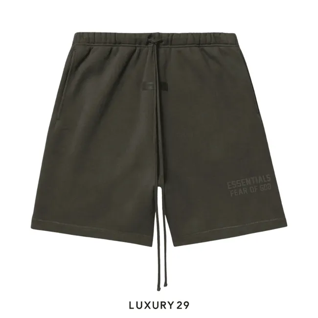 Essentials Fear Of God Sweatshorts Off Black  (FW22)