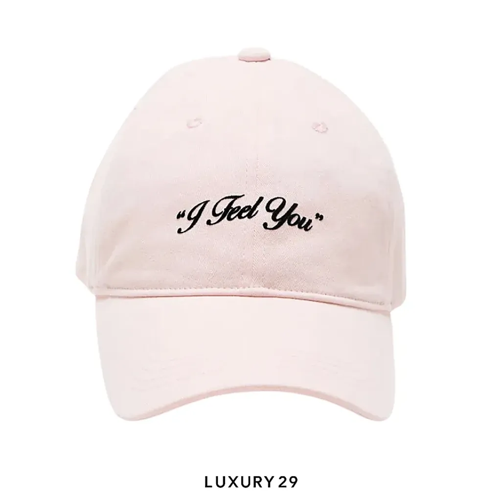 Acne Studios Embroidered Logo Cap Baby Pink(Free Size, Pink)