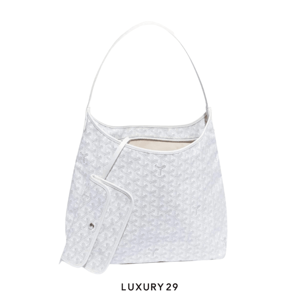 Goyard Boheme Hobo Bag White(Small, White)