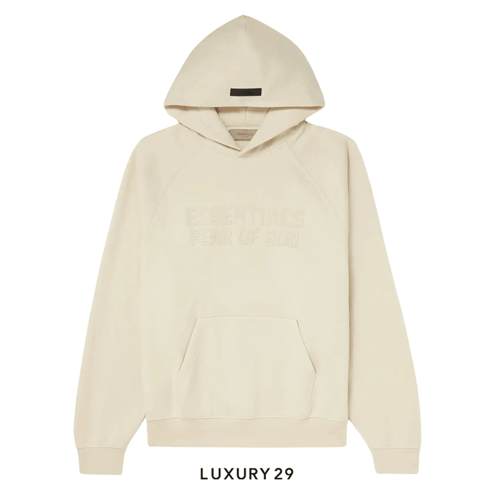 Essentials Fear Of God Hoodie Egg Shell (PF22)(2XS, Neutrals)