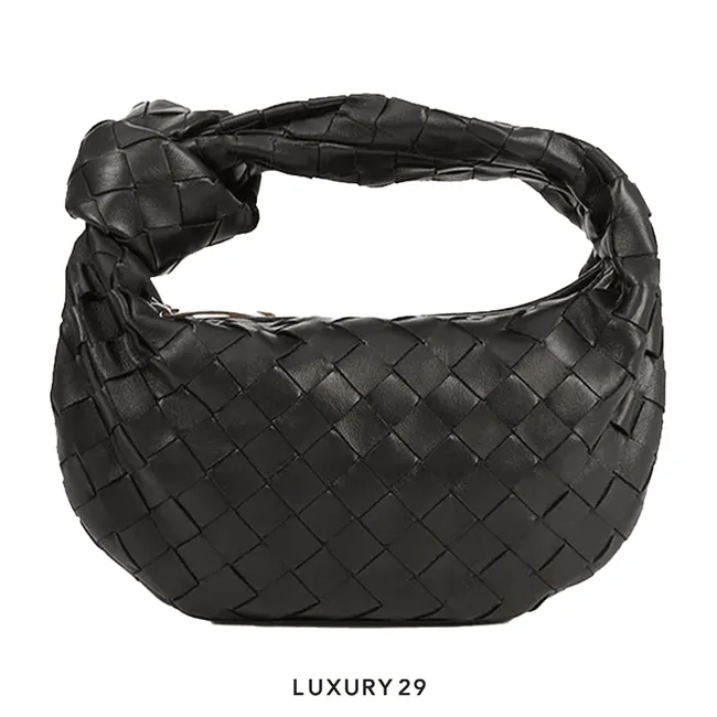 Bottega Veneta Mini Jodie in Black Gold Hardware