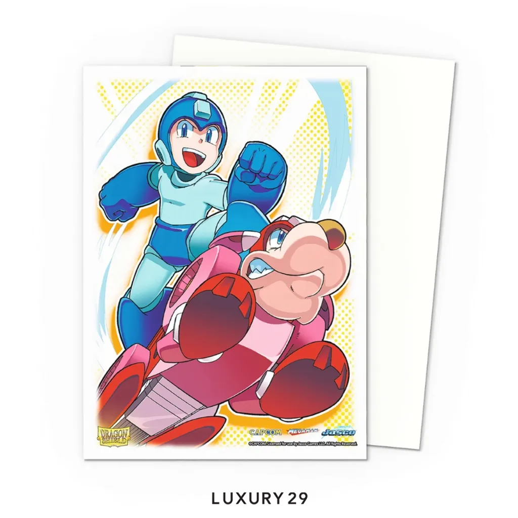 Dragon Shield Mega Man & Rush - Classic Art Sleeves(Small, Multicolour)