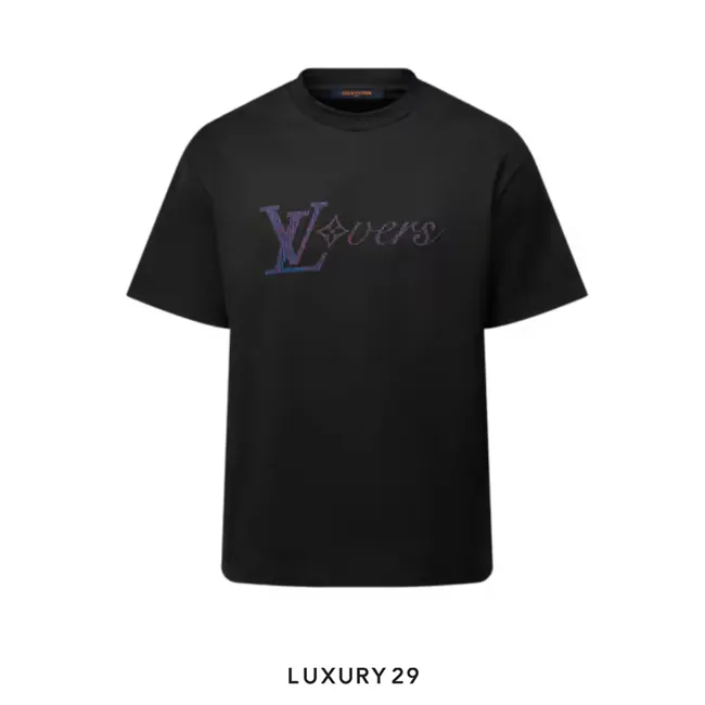 Louis Vuitton LV Iridescent LV Vers T-Shirt Black