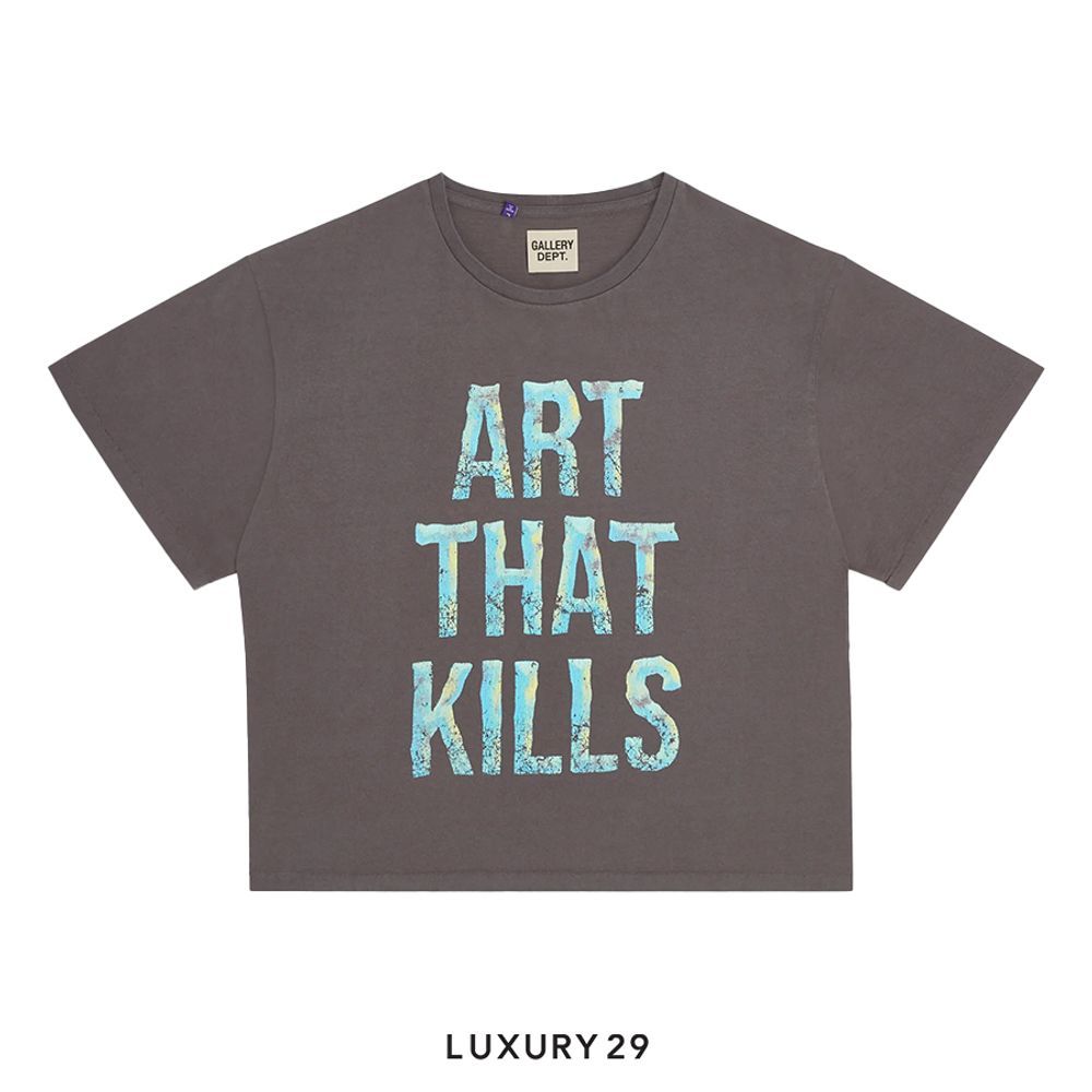 Gallery Dept. Broken ATK Tee(M, Black)