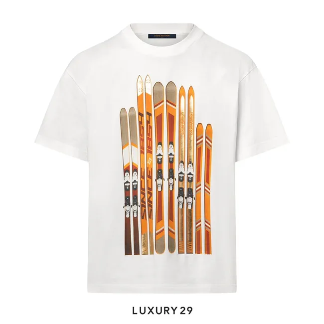 Louis Vuitton LV Ski Printed Cotton T-Shirt