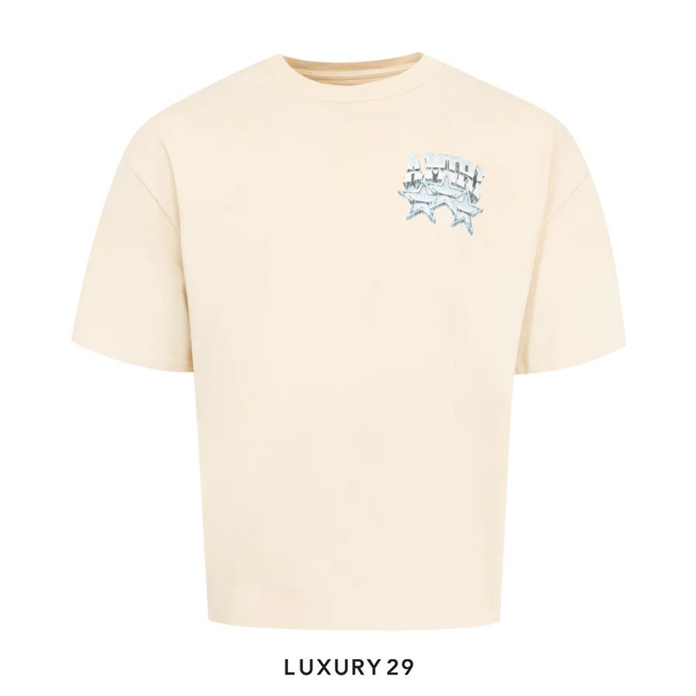 AMIRI Championship OS T-shirt Cream(S, Neutrals)