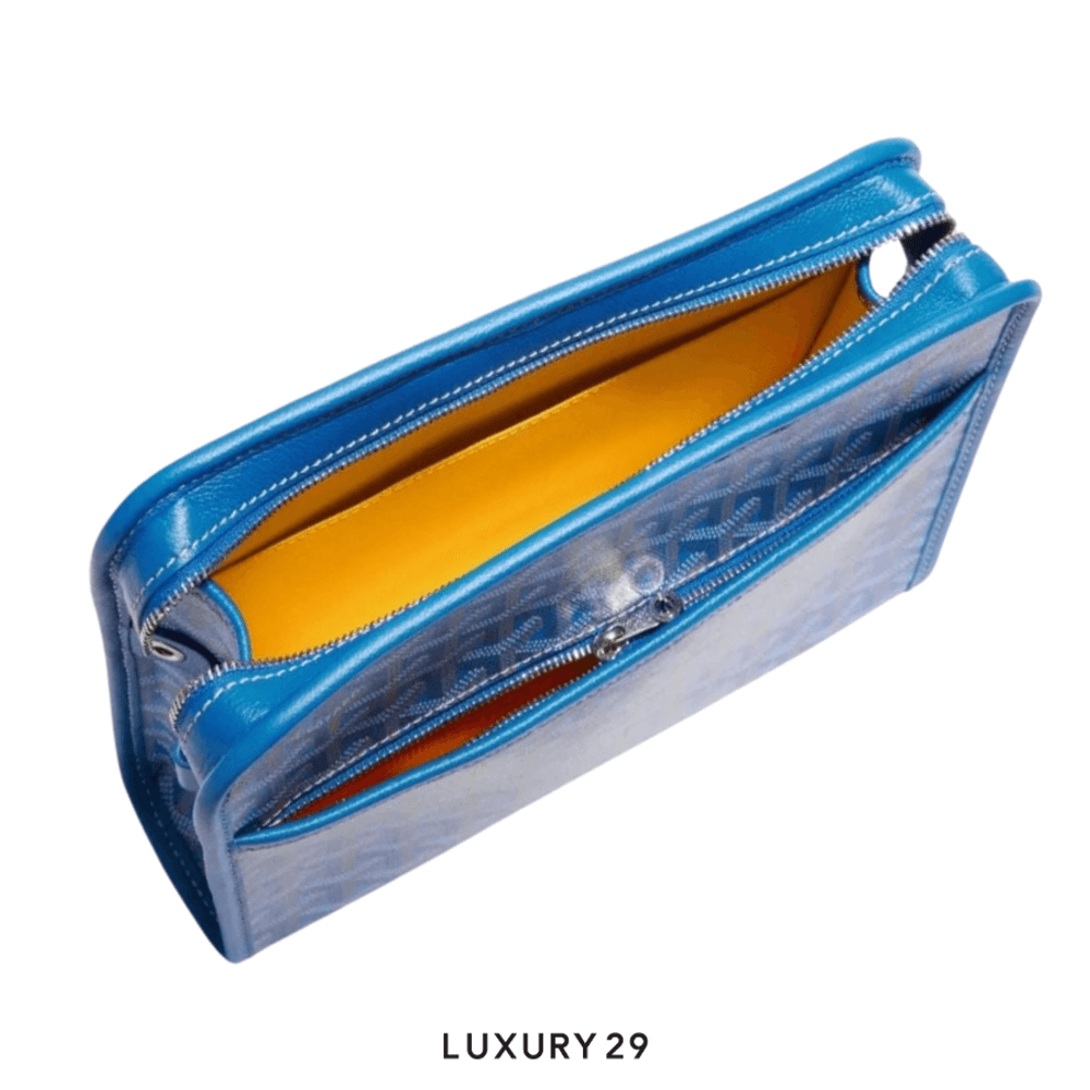 Goyard Jouvence GM Toiletry Bag Sky Blue(Large, Blue)