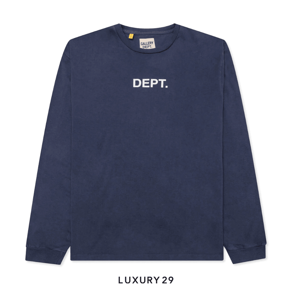 Gallery Dept. DEPT L/S TEE NAVY(L, Blue)