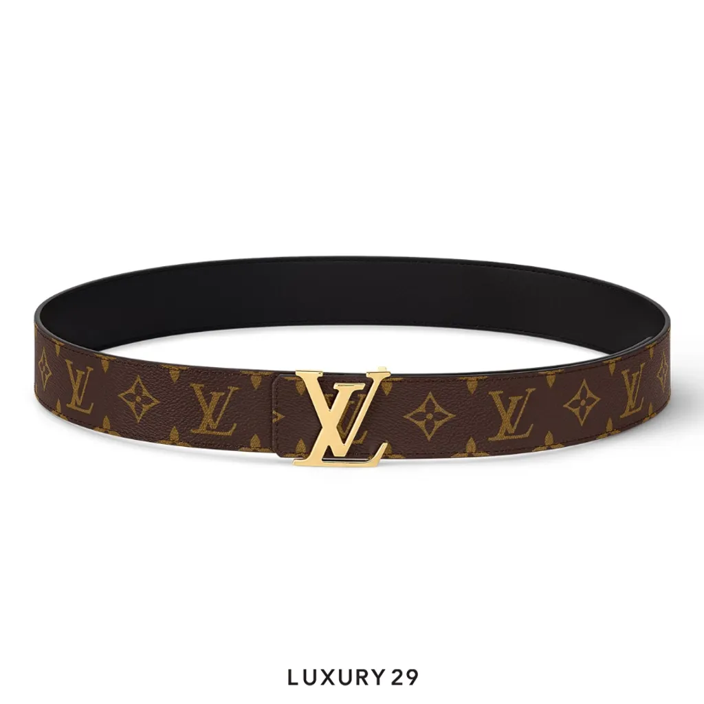 Louis Vuitton LV Initiales 40mm Reversible Belt Black(40, Black)