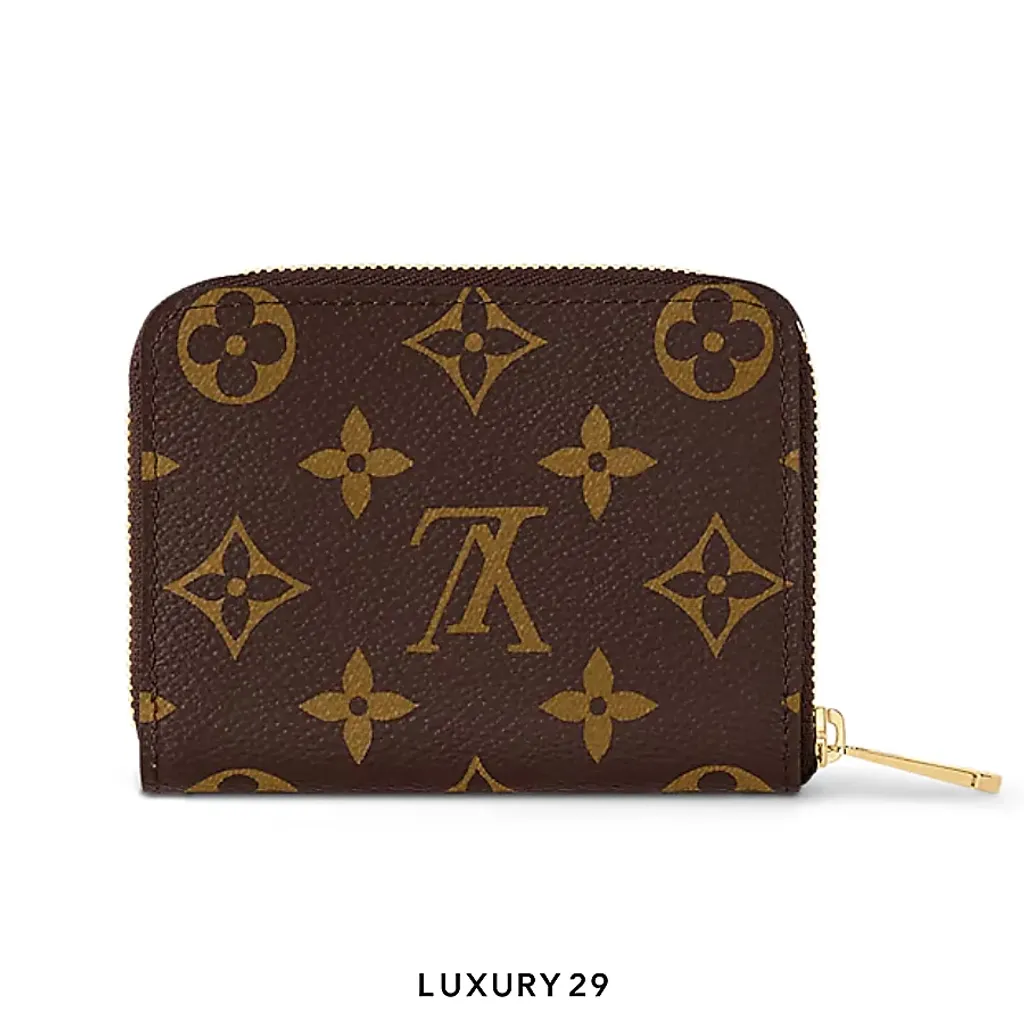 Louis Vuitton LV Zippy Coin Purse Monogram Canvas Brown(Small, Brown)