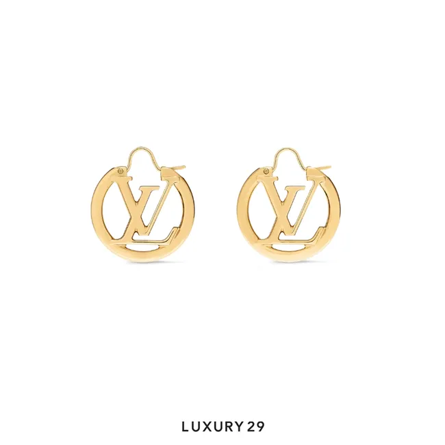 Louis Vuitton LV Louise PM Earrings Gold