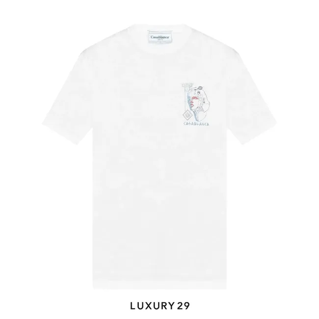 Casablanca Tennis Play In Progress T-shirt White