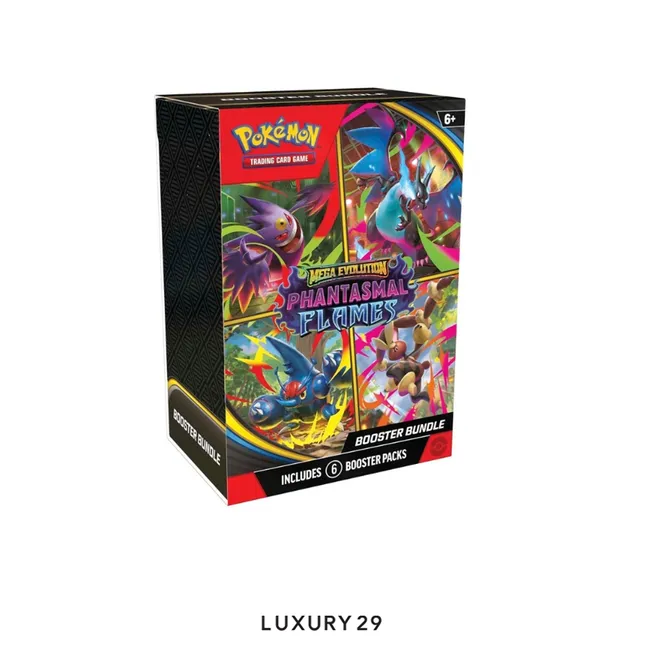 Pokemon TCG: Mega Evolution-Phantasmal Flames Booster Bundle  (EN)